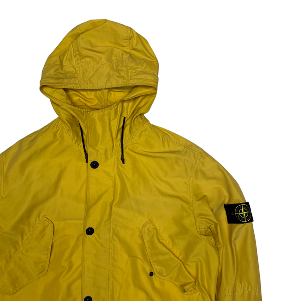 Stone Island 2018 Yellow Micro Reps Parka Jacket