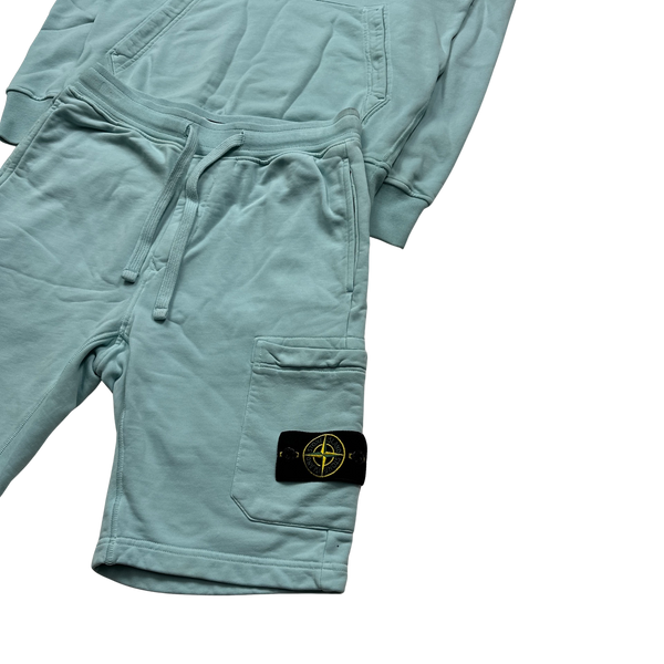Stone Island 2022 Baby Blue Summer Tracksuit Set Small Mat s Island