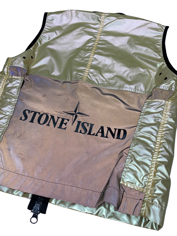 Stone island outlet iridescent gilet