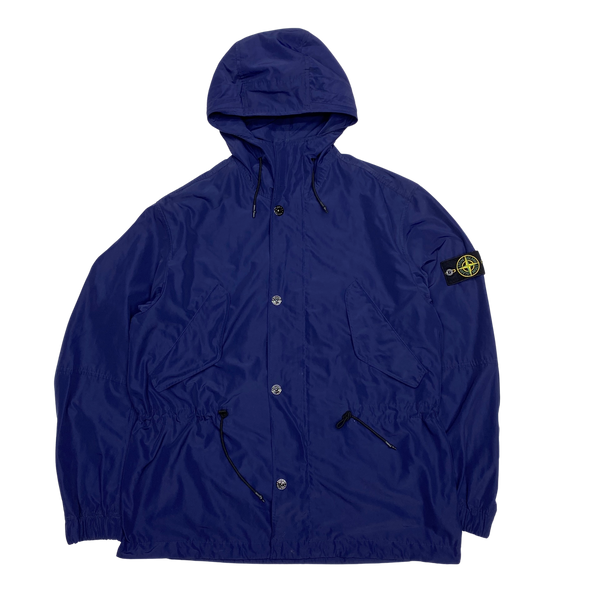 Stone Island 2018 Blue Micro Reps Parka Jacket