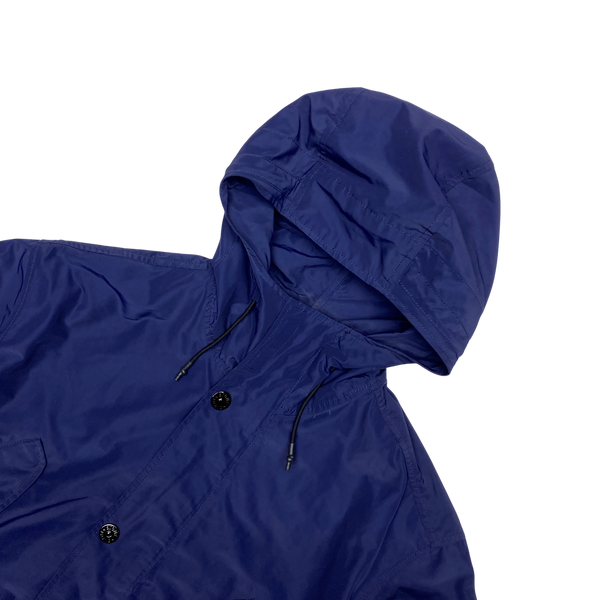 Stone Island 2018 Blue Micro Reps Parka Jacket