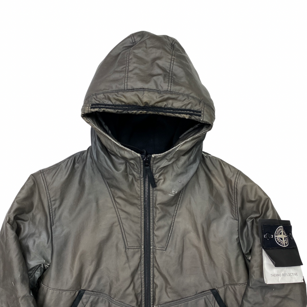 Stone Island Thermo Reflective Quilted Bomber Jacket