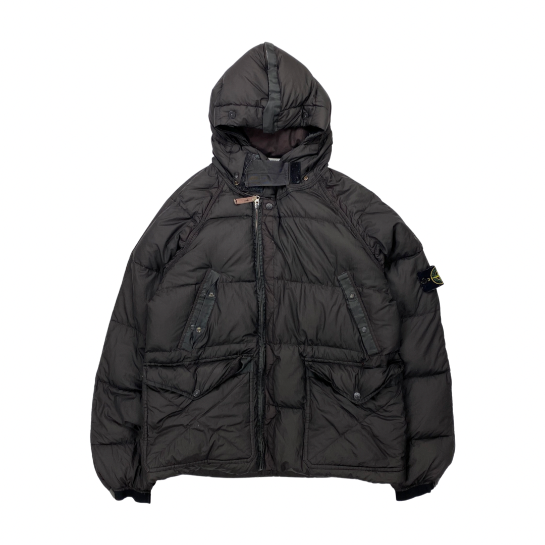 Stone Island Opaque Nylon Tela Down Puffer Jacket