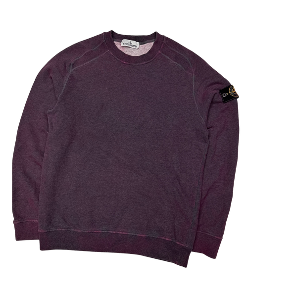 Stone Island 2020 Purple Dust Treatment Crewneck