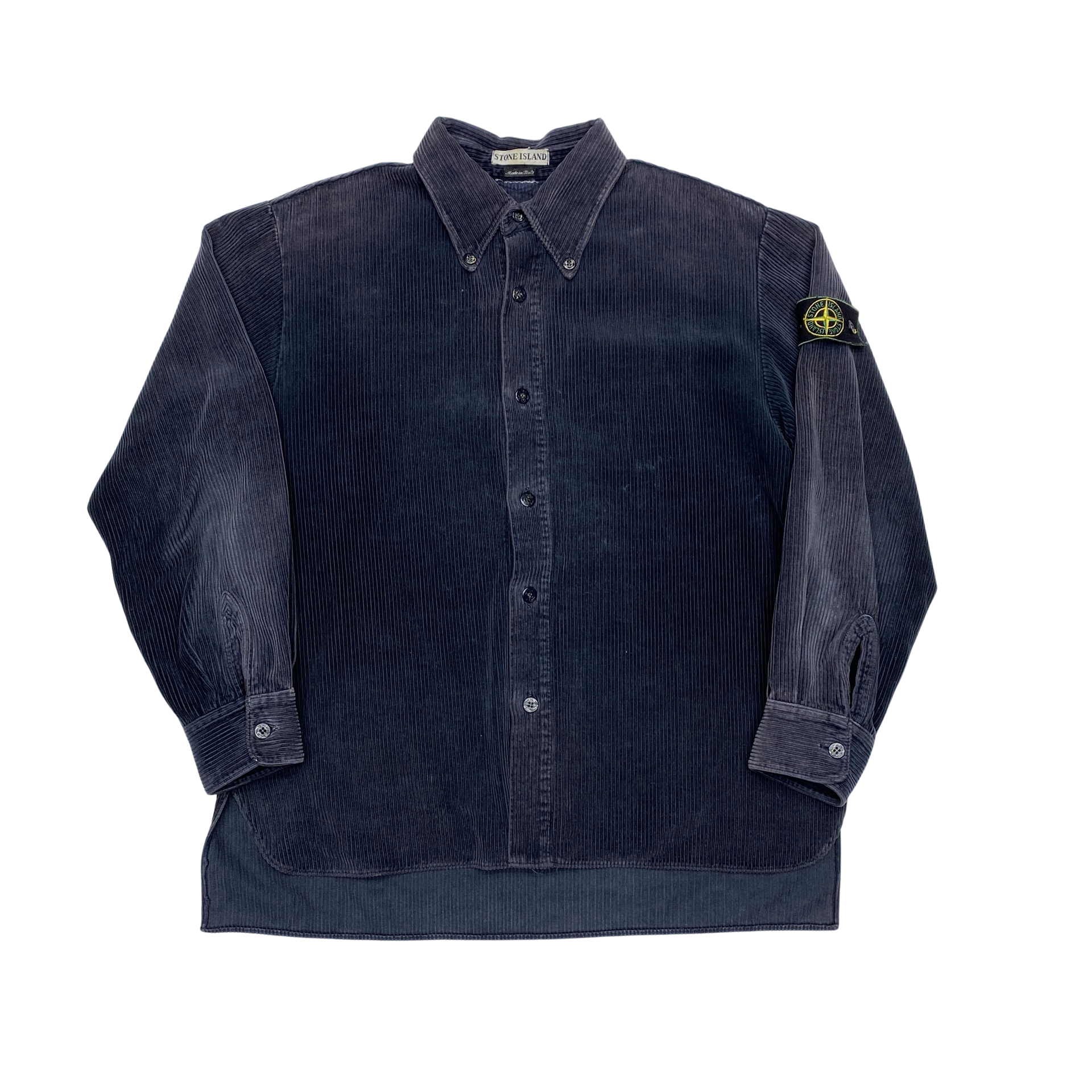 Stone Island Vintage Navy Jumbo Cord Overshirt