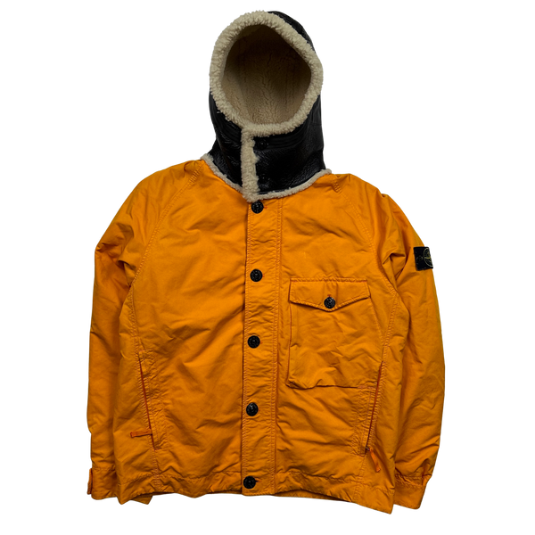 Stone Island 2017 Sherpa Sheepskin David TC Down Jacket - XL