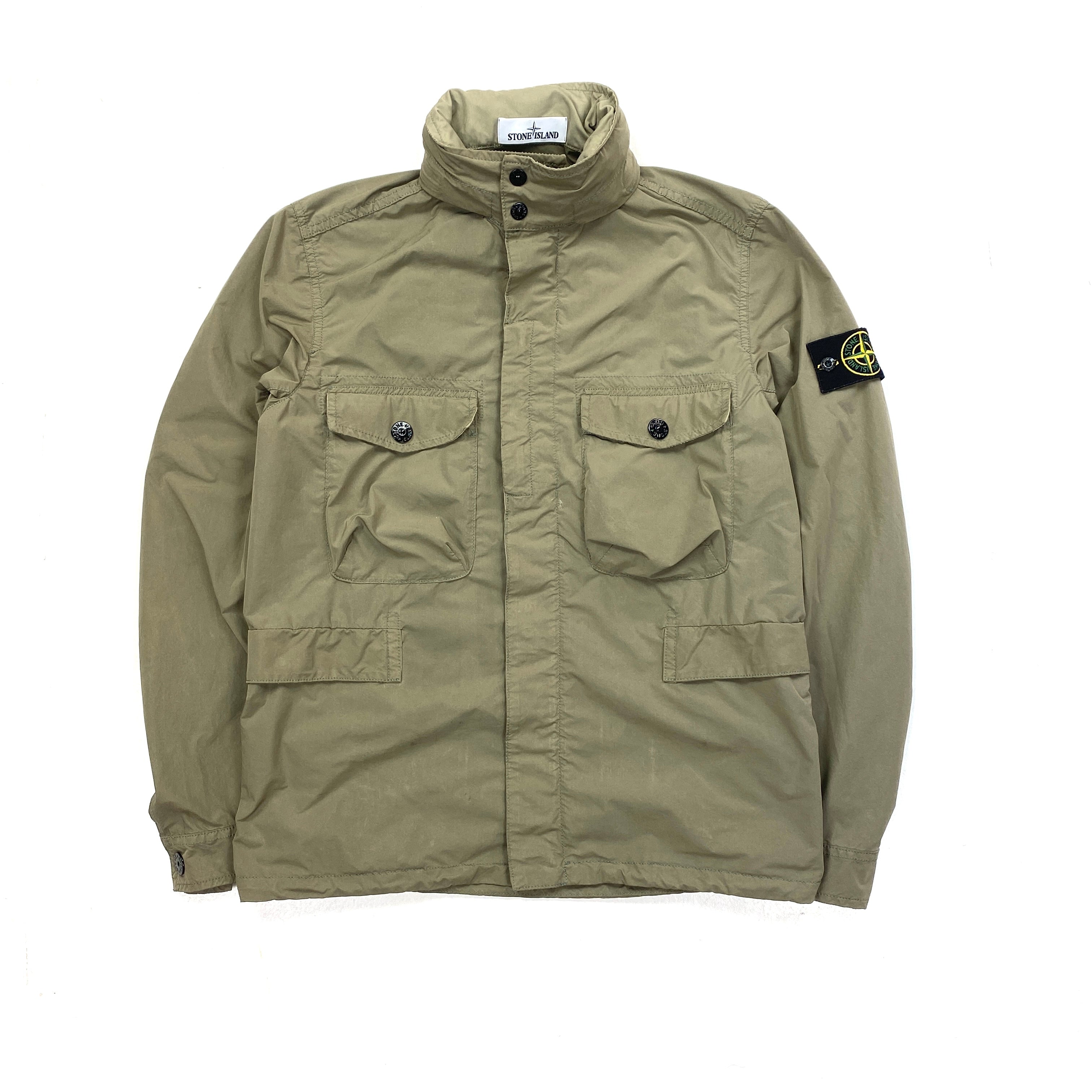 Stone Island Olive David Tela Light-TC Jacket