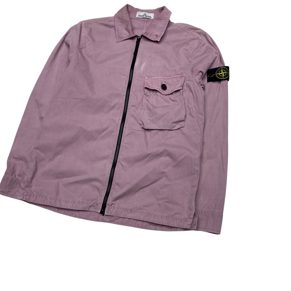 Stone Island 2020 Pink Overshirt Mat s Island