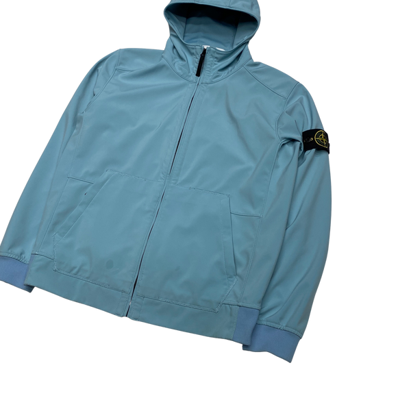 Stone Island 2017 Baby Blue Light Soft Shell R Jacket