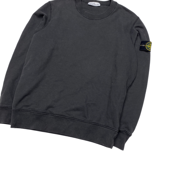 Stone island charcoal on sale sweatshirt