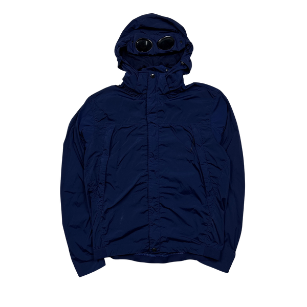 CP Company Blue Stretch Nycra Goggle Jacket - XL