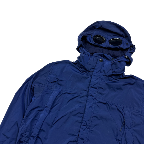 CP Company Blue Stretch Nycra Goggle Jacket - XL