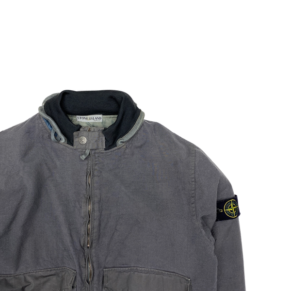 Stone Island AW2000 Grey Vintage Military Quilted Jacket – Mat's