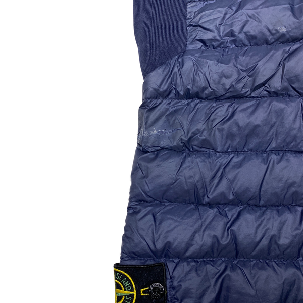 Stone island blue hot sale body warmer