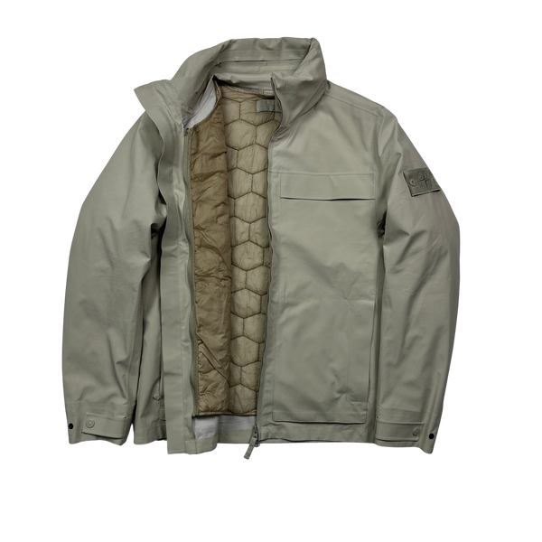 Stone Island 2018 Beige Down Filled Tank Shield Ghost Jacket – Mat's Island