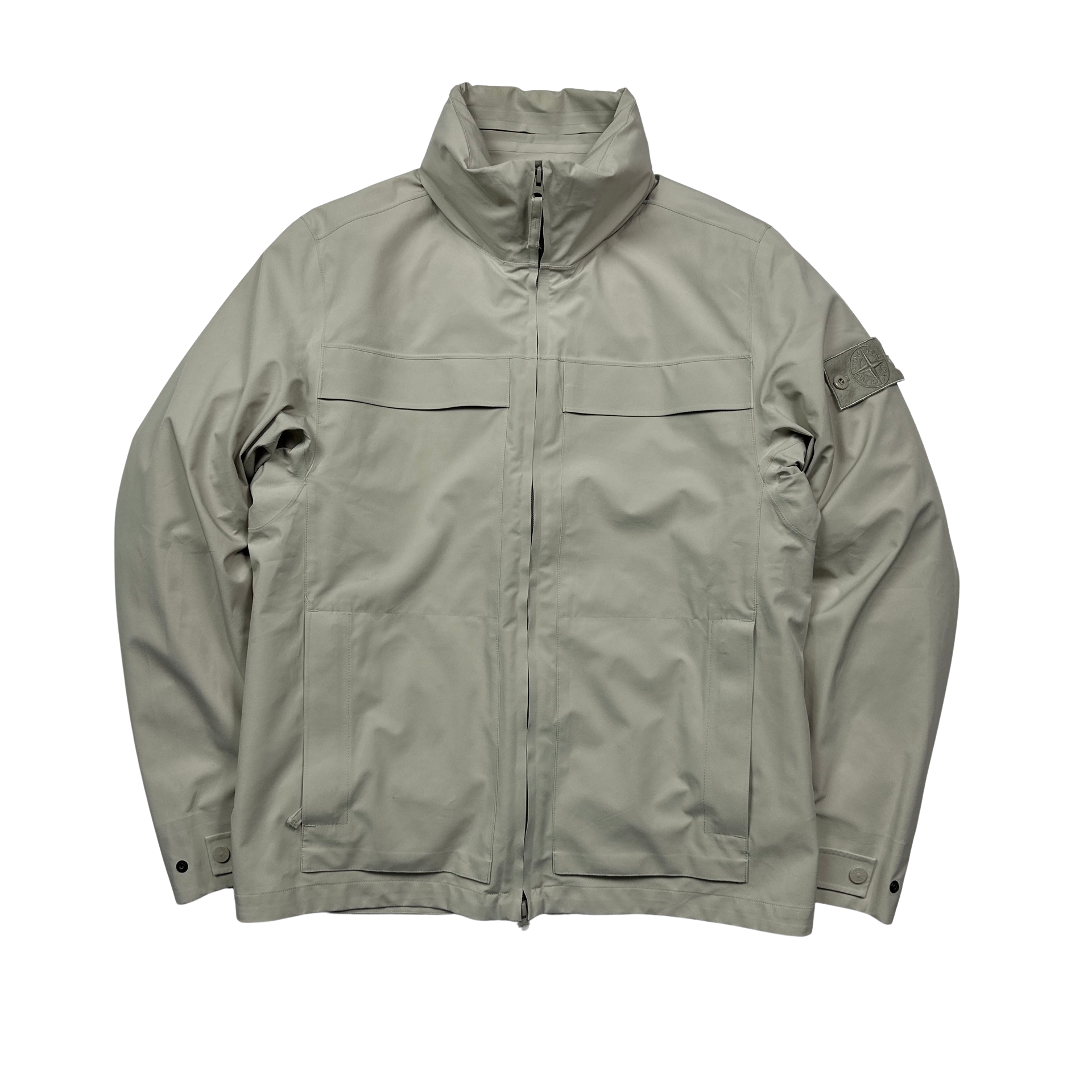 Stone Island 2018 Beige Down Filled Tank Shield Ghost Jacket Mat s Island