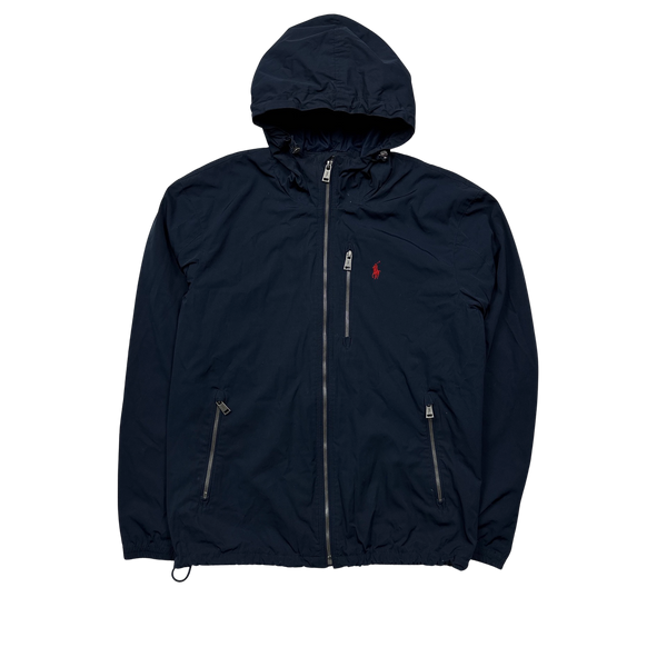 Ralph Lauren Navy Windbreaker Jacket - Small