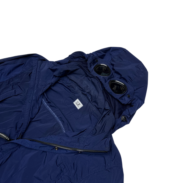 CP Company Dark Blue Nycra Goggle Jacket