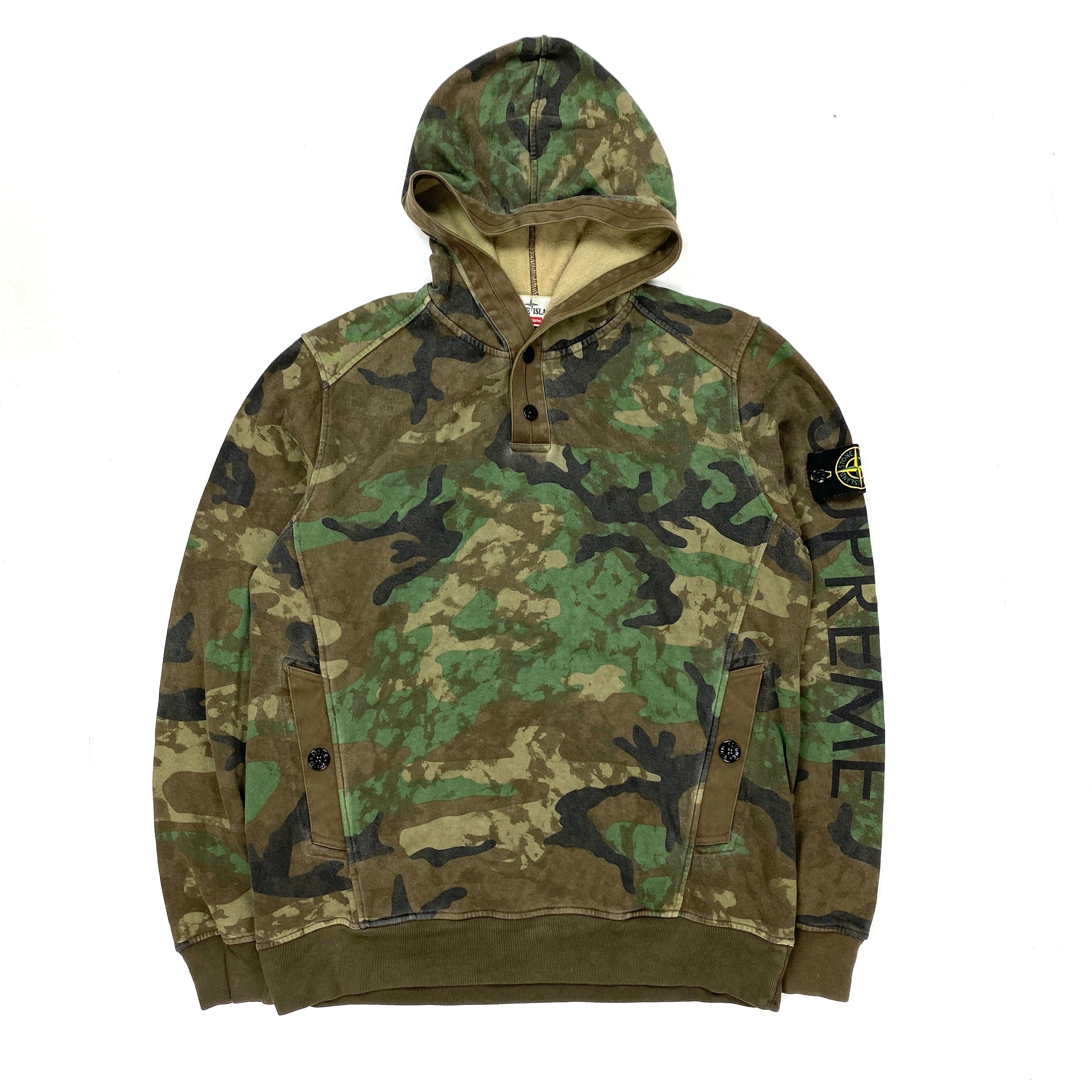 Supreme on sale camo jumper