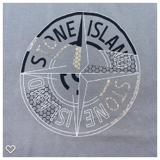 Stone Island 2016 Reflective Logo Cotton T Shirt