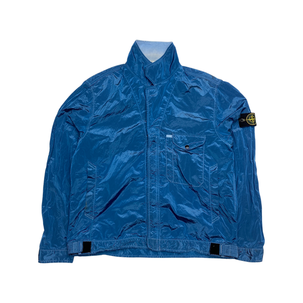 Stone Island 2006 Nylon Metal Blue Shimmer Jacket – Mat's Island